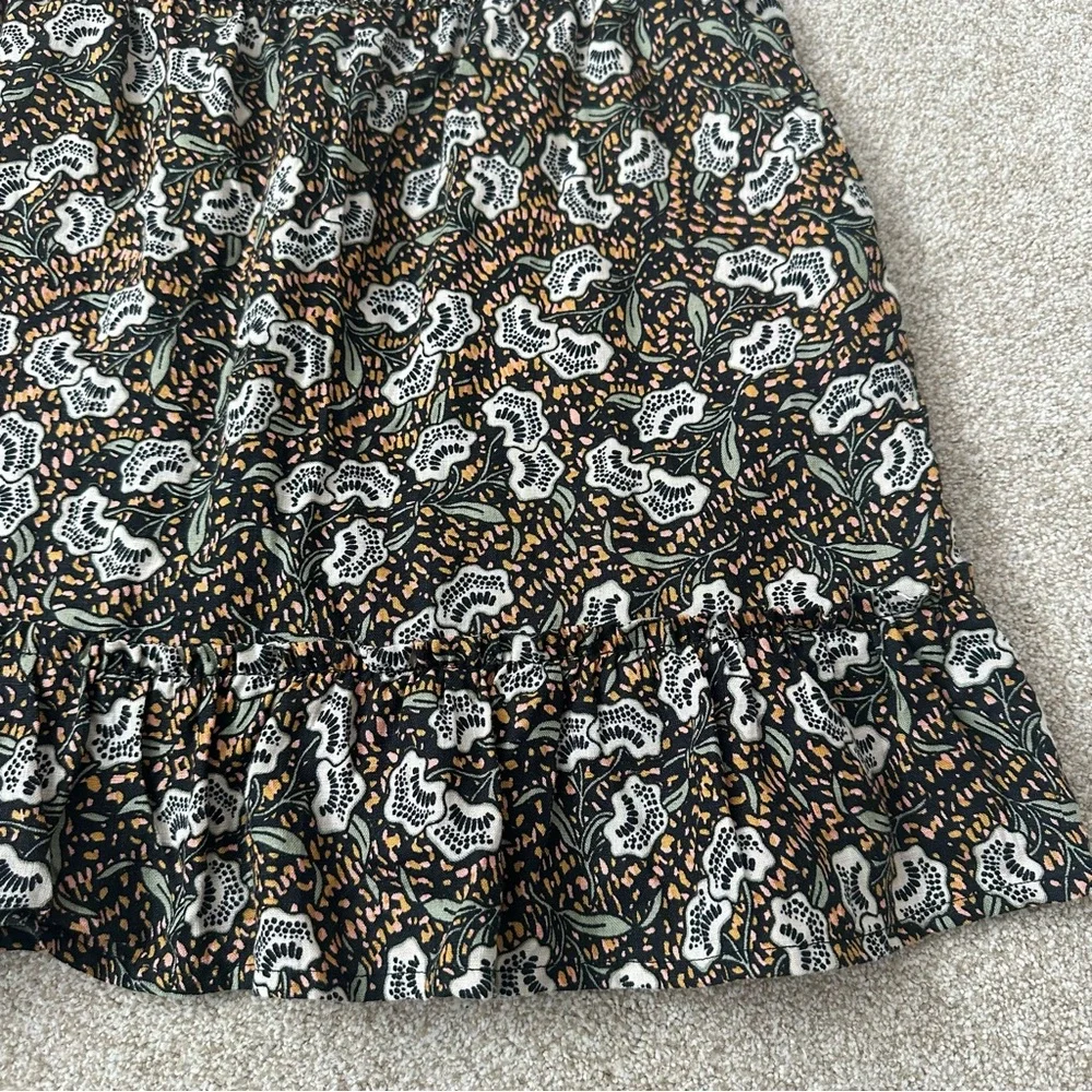 Rachel Zoe Linen Floral Skirt Size Medium